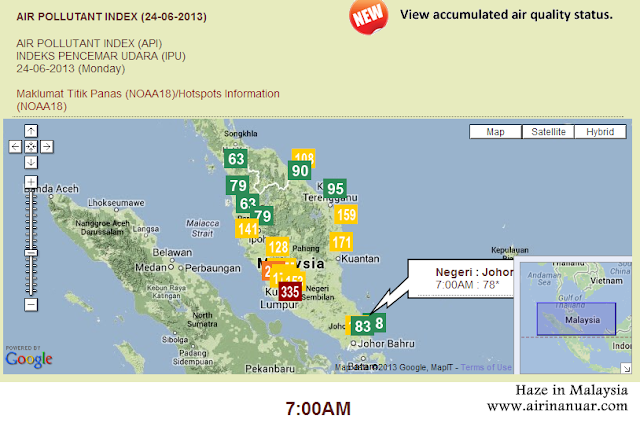 haze jerebu malaysia API IPU