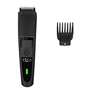VEGA T3 Beard Trimmer For Men With Quick Charge, 90 Mins Run-time, For Cord & Cordless Use And 20 Length
