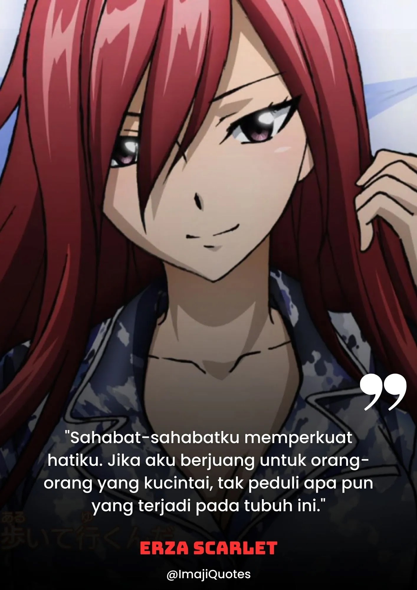 Quotes Erza Scarlet (Fairy Tail)