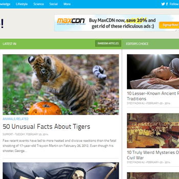 Awesome Mag Responsive Blogger Template