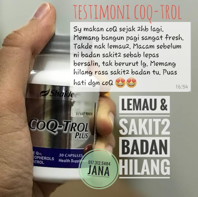 coq trol plus shaklee