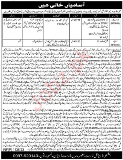 Jobs in Forest Department