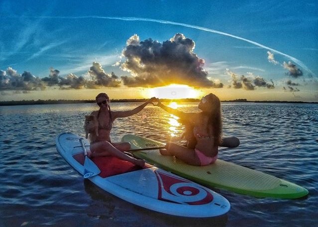 sunset, photography, go pro, bikinis, manatees, dogs, paddle boarding, tour, new smyrna beach, florida