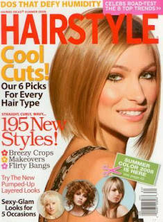 Celebrity Hairstyles Magazine Cover