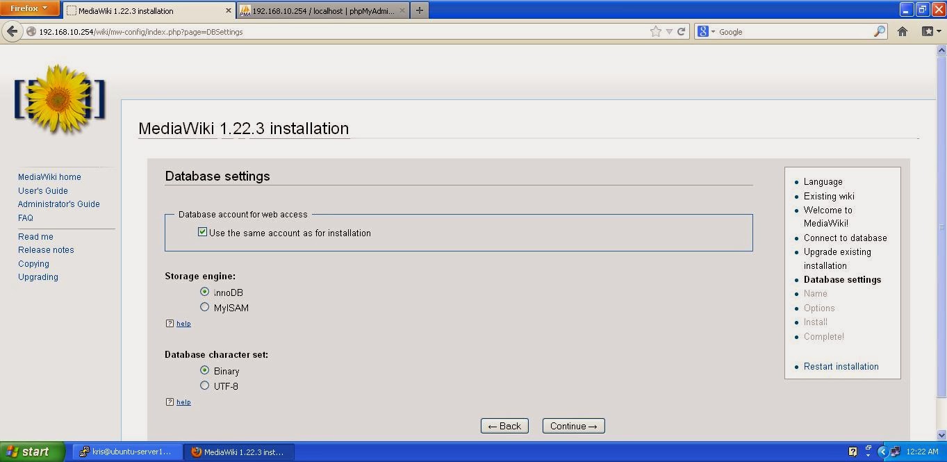 Cara Install Mediawiki di Ubuntu Server 12.04