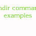 Một số ví dụ rmdir command line trên Linux