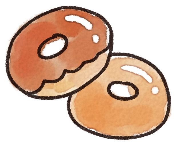 ドーナッツのイラスト お菓子 ゆるかわいい無料イラスト素材集 ドーナッツのイラスト お菓子 ゆるかわいい無料イラスト素材集
