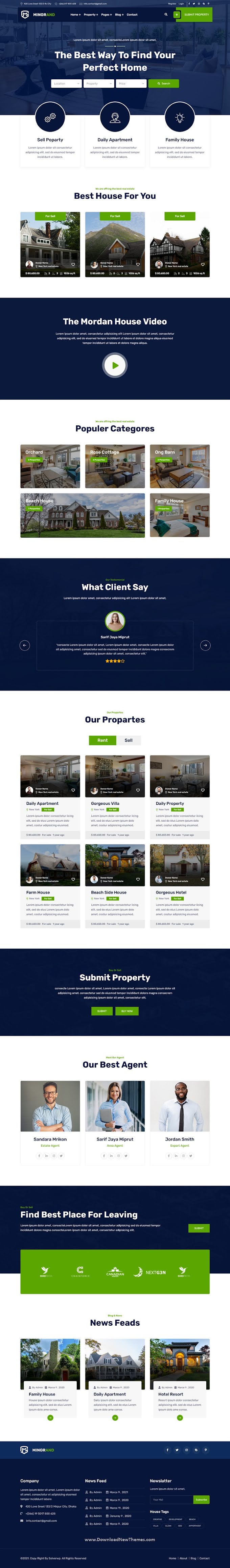 Best Real Estate React Template