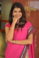 Isha, Agarwal, Latest, Photos, in, pink, saree