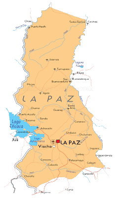 Mapa de La Paz Política Regional