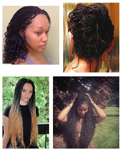 36 Top Pictures Micro Braids On Natural Hair - 3 Ways To Do Micro Braids Wikihow