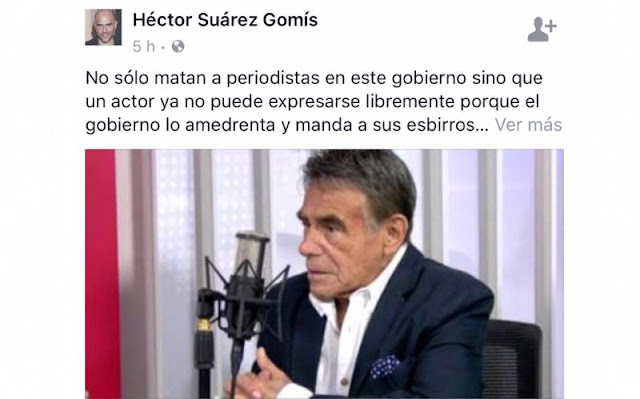 Con pistola en la nuca, exigen a Héctor Suárez callar críticas al gobierno de Peña...pero EPN dice que la crisis está en nuestra mente.