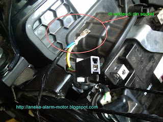 Langkah dan Cara Pasang Alarm Motor System Remote