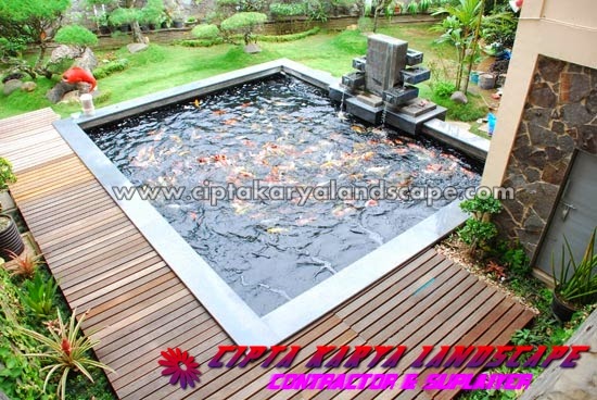 kolam ikan koi | CIPTA LANDSCAPE : jasa tukang taman