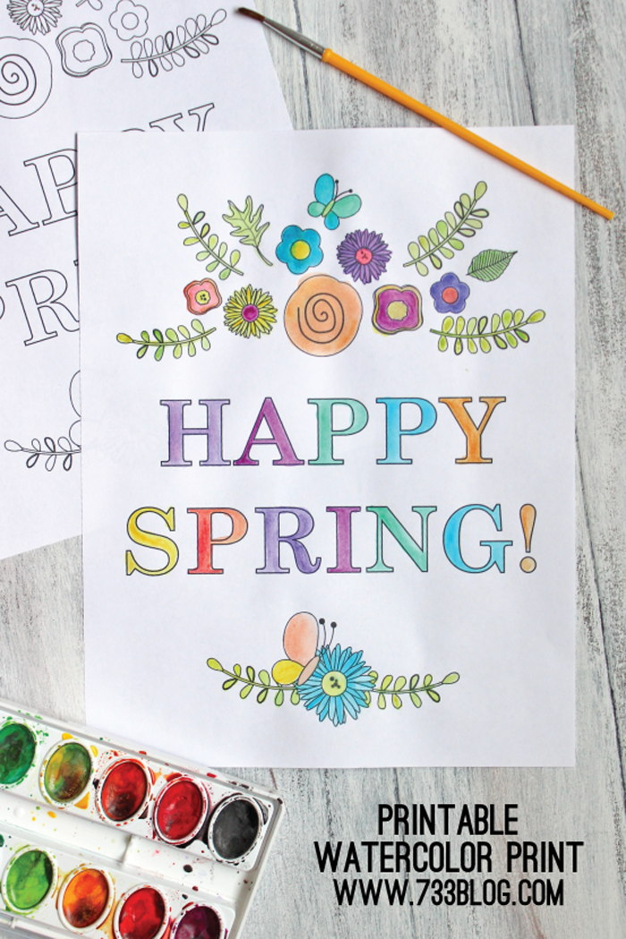 Over 40 Free Easter and Spring Printables from your favorite bloggers & graphic designers!