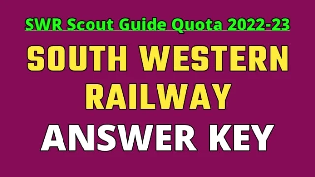 South-western-railway-scout-guide-quota-Answer-key