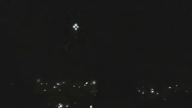 An excellent video of a cross shaped UFO filmed over Guadalajara in Mexico.