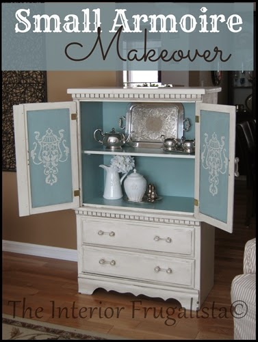 Small Armoire Makeover {Seventh Most Viewed Post}