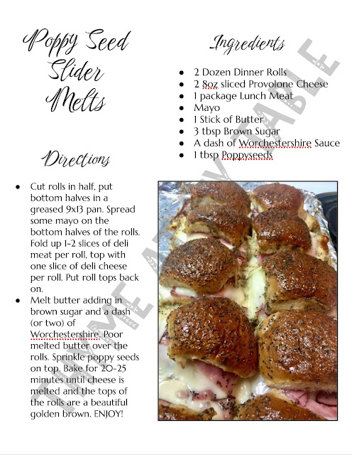 detailed poppy seed slider sandwich recipe