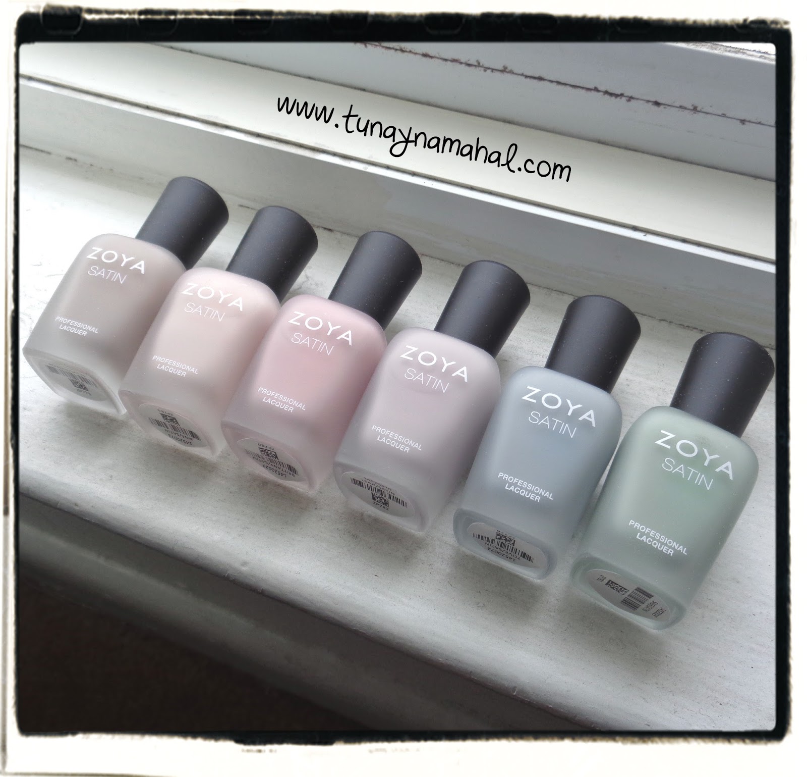 Pointless Cafe: Zoya Naturel Satin Collection 2015 - Swatches and Review