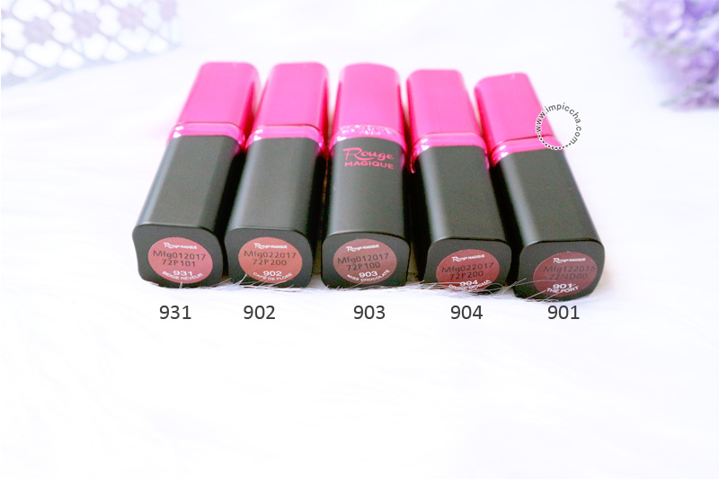 Packaging Loreal Paris Rouge Magique's Lipstick - Brown