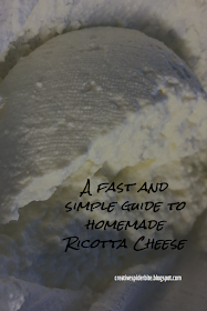 How to make homemade Ricotta cheese - simple and fast