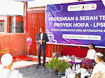 Pj. Bupati Lotim Resmikan Jaringan Air Bersih Proyek HOIFA Inovasi