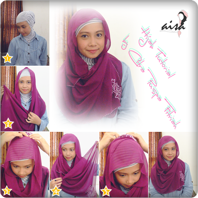 Aisa Covering the Aurah Hijab Tutorial Pashmina Chiffon 