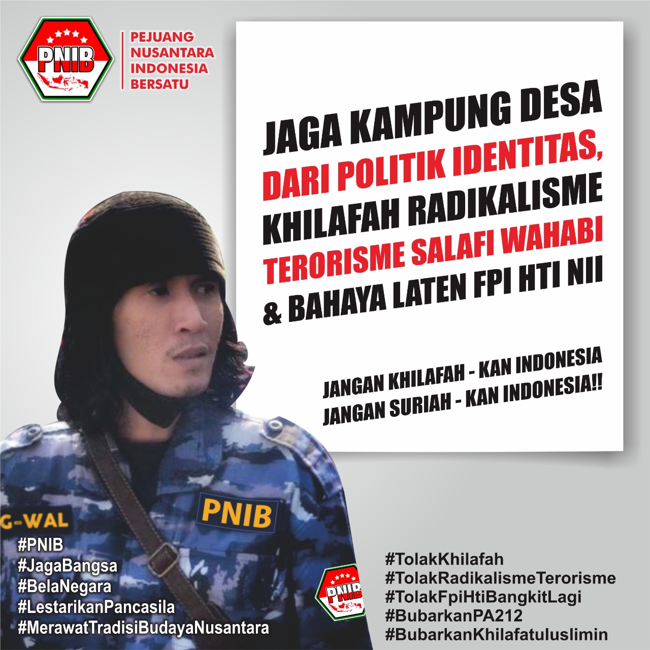 PNIB Kirab Merah Putih di Jombang, Tolak Khilafah Lawan Politik Identitas & Politisi Hobi Nyinyir