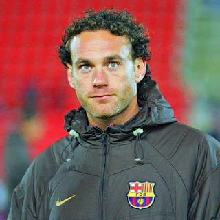 Barca's other curly-haired centerback, Gabriel Milito, has been out with his knee injury for a million