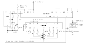 9 Second Countdown Power-On Relay Circuit 