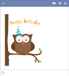 Birthday Owl Icon