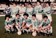 REAL CLUB CELTA DE VIGO - Vigo, Pontevedra, España - Temporada 1982-83 - Maté, Atilano, Mina, Canosa, Suárez, Lemos; Emilio, Rubén Fernández, Andrés Fernández, Mercader y Amorós - REAL CLUB CELTA DE VIGO 2 (Atilano y Andrés Fernández), C. D. MÁLAGA 2 (Muñoz Pérez y Totó) - 30/01/1983 - Liga de 1ª División, jornada 22 - Vigo (Pontevedra), estadio de Balaídos - El CELTA DE VIGO se clasificó 17º en la Liga de 1ª División, bajando a 2ª. Milorad Pavic fue el entrenador