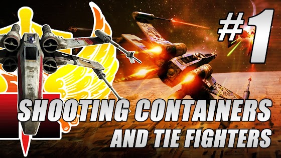 Star Wars: X Wing vs TIE Fighter: Balance of Power Gameplay #1 ★ Shooting Containers & TIE Fighters 