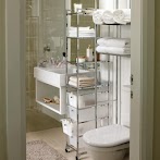 Small Space Bathroom Ideas : Bathroom Ideas for Small Spaces - DHLViews / It has a spot for the roll in use and storage for three more.