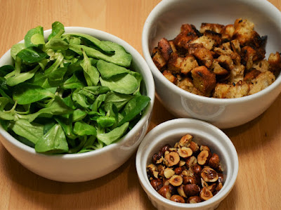 Salade chou-fleur rôti noisettes