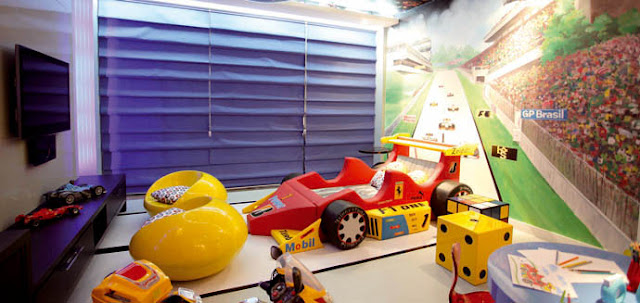 Quarto da Criança DORMITORIO PARA NIÑOS QUE GUSTAN DE  AUTOS DE CARRERA by dormitorios.blogspot.com