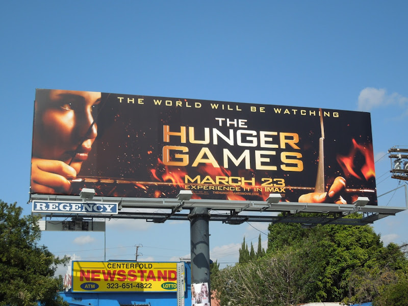 The Hunger Games film billboard