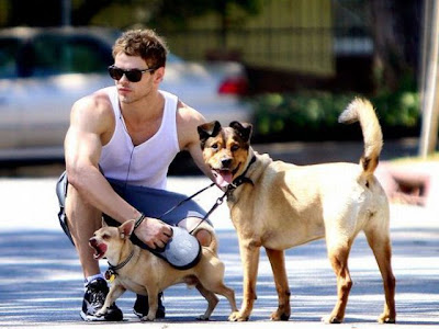 Celebrity Men And Their Dogs Seen On www.coolpicturegallery.us