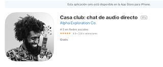 Clubhouse Appstore solo para Iphone