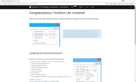 Google Chrome extensión Fiseshot