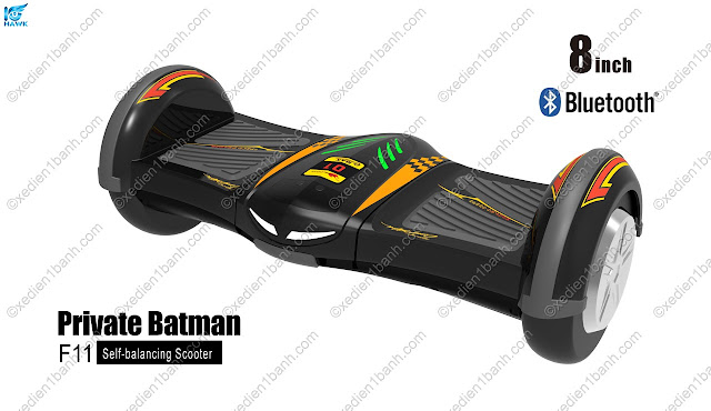 Siêu xe điện cân bằng batman mới 8 inch Hoverboard F11