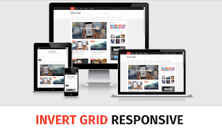 Invert Grid Blogger Template