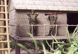 Japanese Infantry Marines WWII Airfix Bamboo House