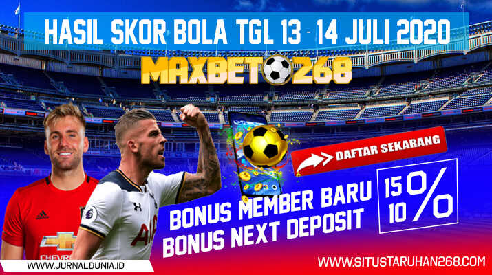 Hasil Pertandingan Sepakbola Tanggal 13 - 14 Juli 2020