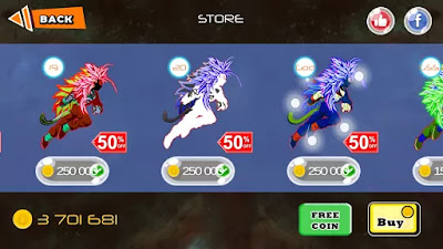 Saiyan Battle of Goku Devil Cho Android