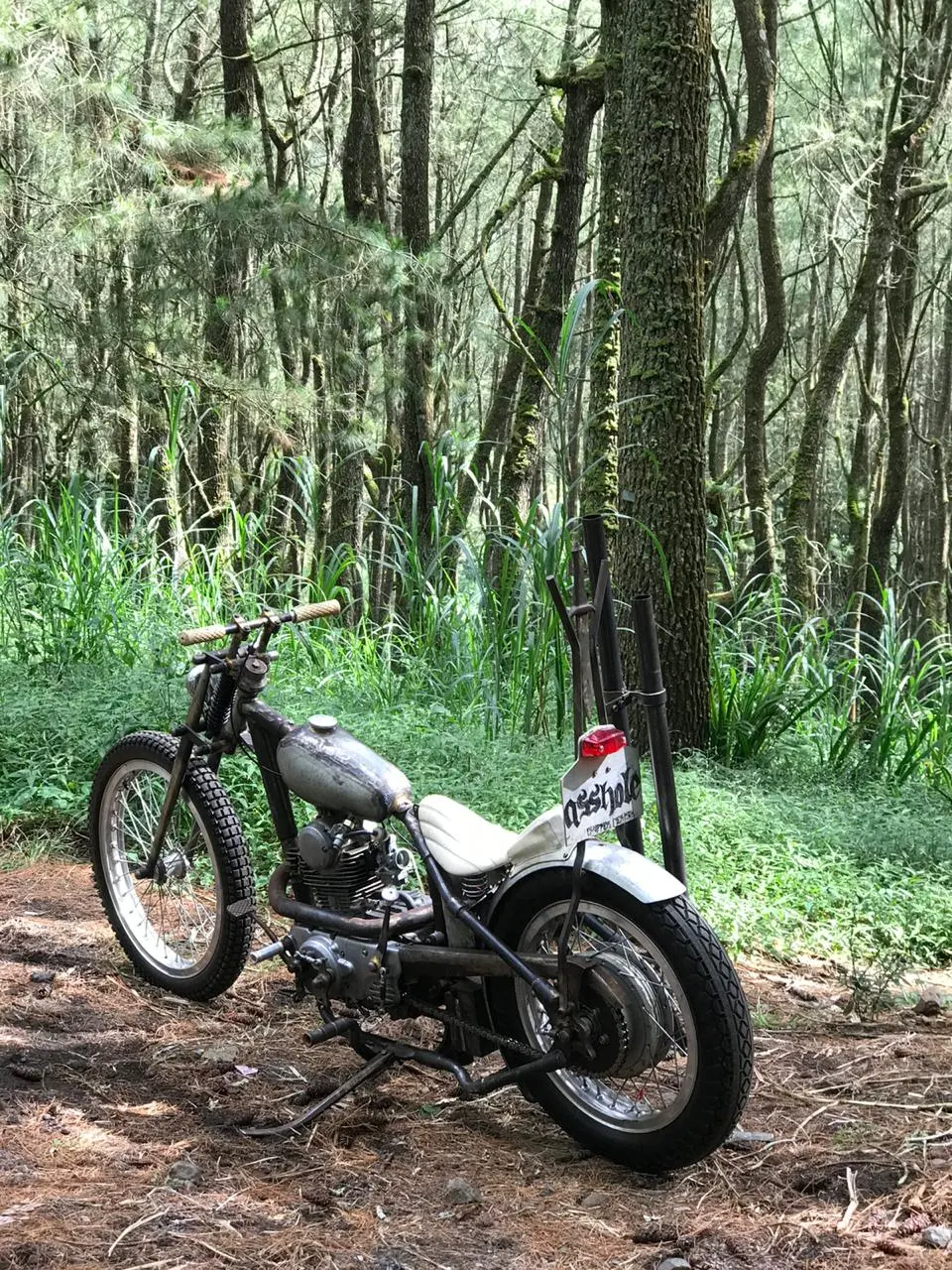 Bikin Motor Custom dari Kawasaki Binter Merzy