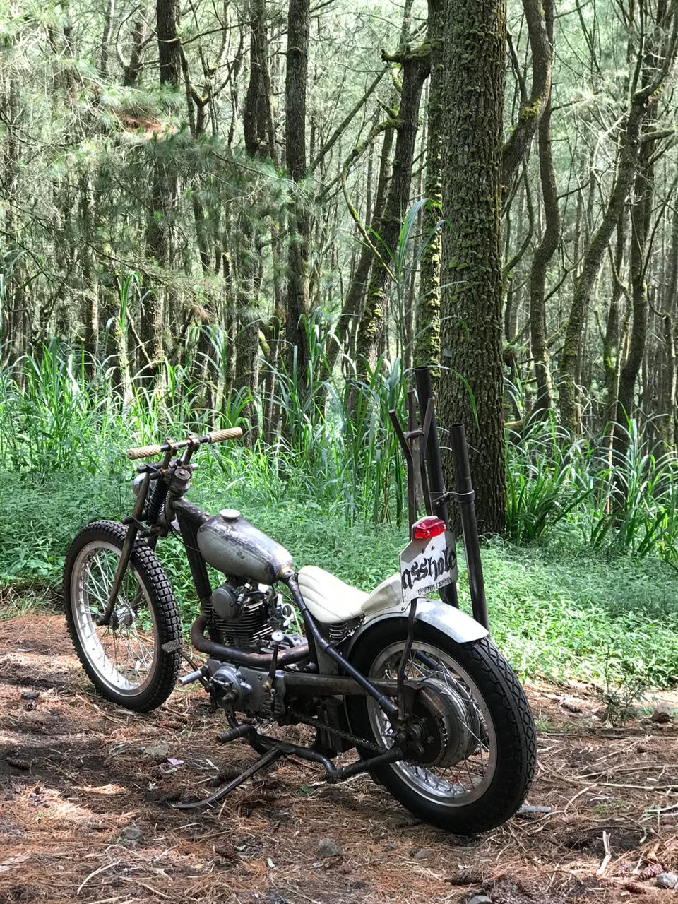 Bikin Motor Custom dari Kawasaki Binter Merzy