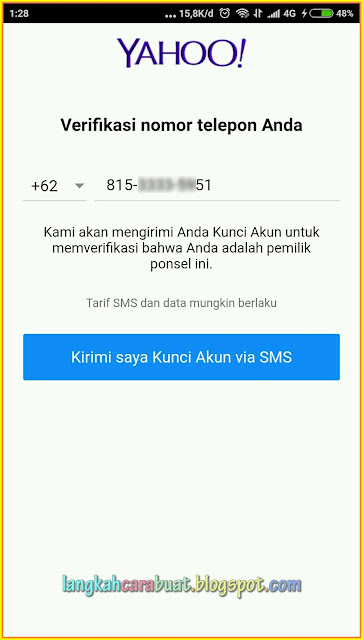 Yahoo Mail Daftar Baru Lewat HP