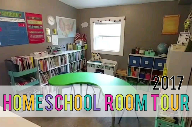 homeschool room tour